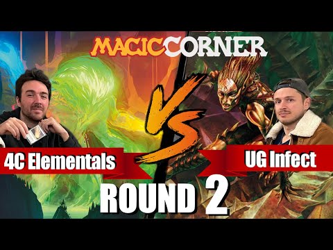 4C Elementals VS. UG Infect - TOP 8 - Modern @MagicCornerVienna (Paper Gameplay)