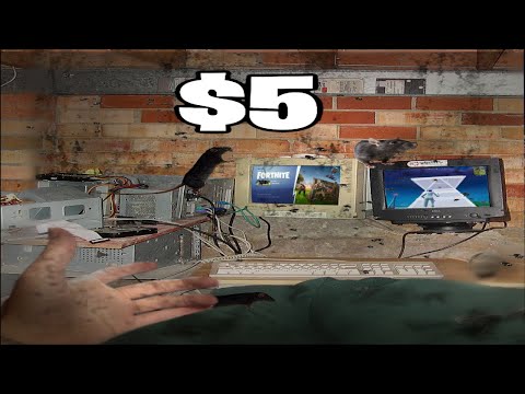 playing fortnite on the new WEIRDEST setups