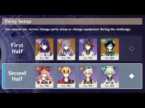 Mono Electro x Mono Pyro - 2.2 Spiral Abyss Floor 12 Clear Showcase (9star)