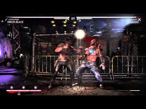 Mortal Kombat X ERRON BLACK vs KANO