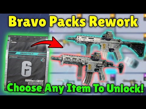 NEW Bravo Packs Rework Lets You Choose ANY ITEM To Unlock! - Rainbow Six Siege