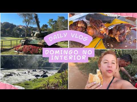 Daily Vlog de um domingo no INTERIOR em Nazaré Paulista, na Natureza com a GENTE