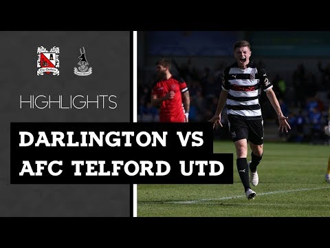 Darlington 3-0 AFC Telford United - Vanarama National League North - 2018/19