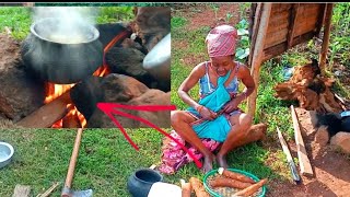 #cooking🔥WILD_ FOOD 4 BREAKFAST|| OUT Door COUNTRYSIDE‼️