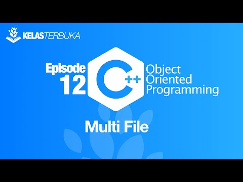 Belajar C OOP 12 Multi File