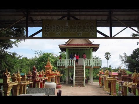 Famous Ghost House at Kampong Chhnang Province in Cambodia Video