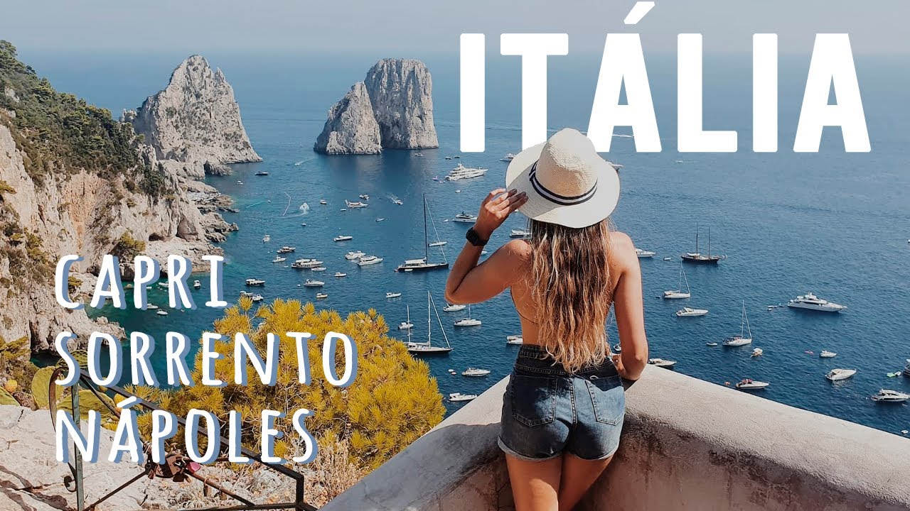 VLOG - Aproveitando o Verão na ITÁLIA | Parte 1| • Nápoles, Sorrento e Capri | Fer Rebello