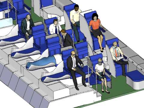 Boeing 747 UpperDeck - how to improve airline seating comfort