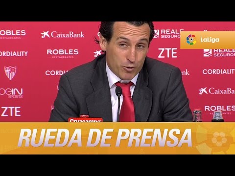Emery: "Hacía tiempo que no disfrutaba tanto con un partido de mi equipo"