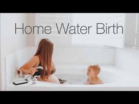 HOME WATER BIRTH VLOG *EMOTIONAL* Video