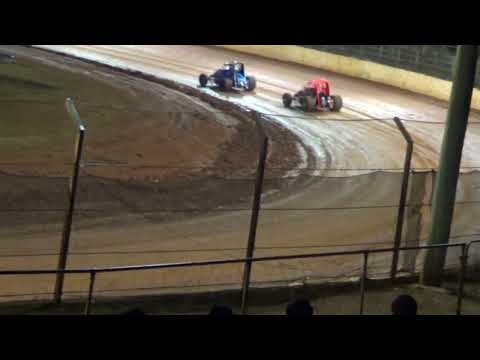 wingless sprints feature race part 1 Maryborough speedway 22/06/2024