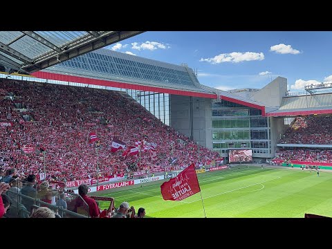 1.FC Kaiserslautern - SC Freiburg - 1.Runde DFB Pokal - Palzlied - Südtribüne