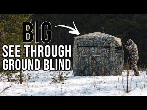 3-4 Person See Through Ground Blind!! | TideWe Outdoors Review