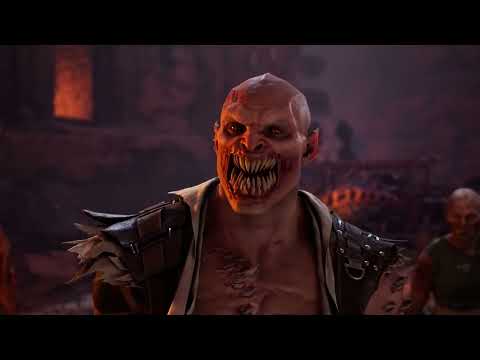 Mileena Gets Sick with Tarkata Disease Scene