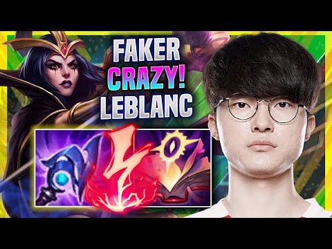 FAKER CRAZY LEBLANC IN EUW WORLDS BOOPCAMP! - T1 Faker Plays Leblanc MID vs Rumble!