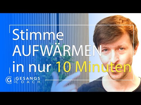 Stimme aufwärmen in 10 Minuten - Einfach und Effektiv!