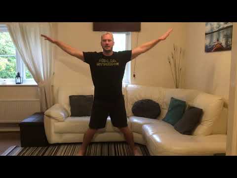 Exercising at home with Mr Spencer - intro & warm up