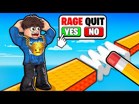 I Tried The RAGE QUIT OBBY..