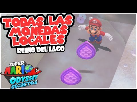 Super Mario Odyssey Secrets and Tricks #22 - All the local or purple coins in the Lake Kingdom