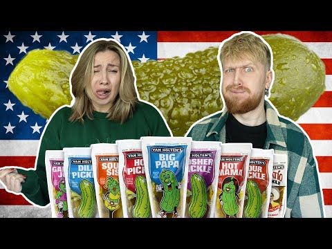 🥒🥒🥒 RAGAUJAME AŠTRIUS USA AGURKUS 🥒🥒 | VAN HOLTEN'S | Artūras ir Silvija | Pildyk