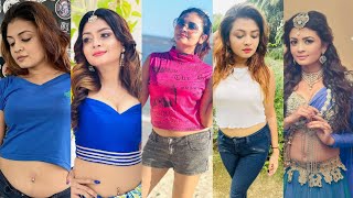 rukshanadisanayaka navelpiercing ❤️4/#actressnavelpiercing#navelpiercing#navel #rukshanadisanayaka /