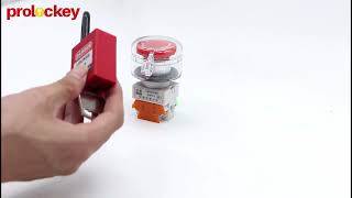 Khóa LOTO nút nhấn, nút dừng khẩn cấp PROLOCKEY SBL01M