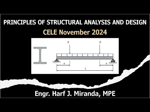 PSAD SITUATION 62: Analysis of Steel Beam in Web Shear, Flexure and Deflection | CELE November 2024