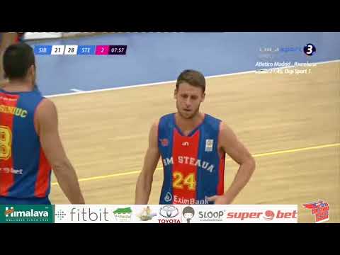 CSM Steaua Eximbank vs  CSU Sibiu Game Highlights
