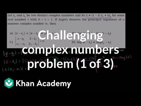 Challenging Complex Numbers Problem 1 Of 3 Video Khan Academy