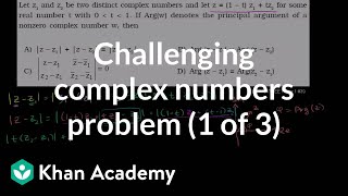 IIT JEE Complex Numbers (part 1)