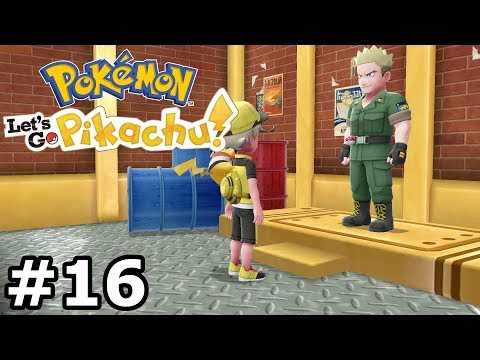 Pokémon Let's Go Pikachu (Nintendo Switch): Ep #16 - Terza Palestra (Lt. Surge) - Gameplay It