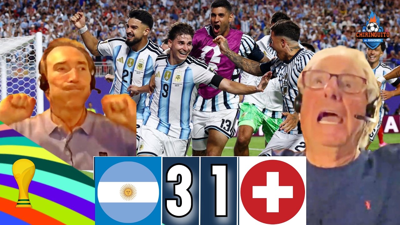 🕷️ 'PICOTAZO' DE JULIÁN...¡Y A SEMIS! | Argentina 3-1 Suiza | Resumen Chiringuito Live