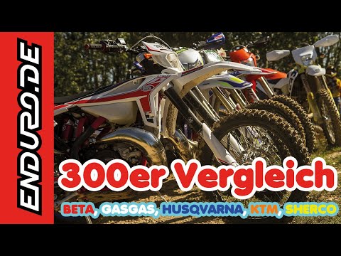 Enduro Vergleichstest 2020 (300ccm, 2Takt) - Beta, GasGas, Husqvarna, KTM, Sherco