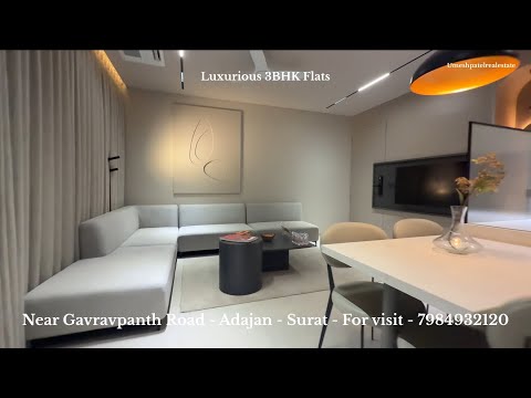 Dream 3BHK Home in Adajan, Surat | Spacious 1811 Sq.ft | Modern Lifestyle Living