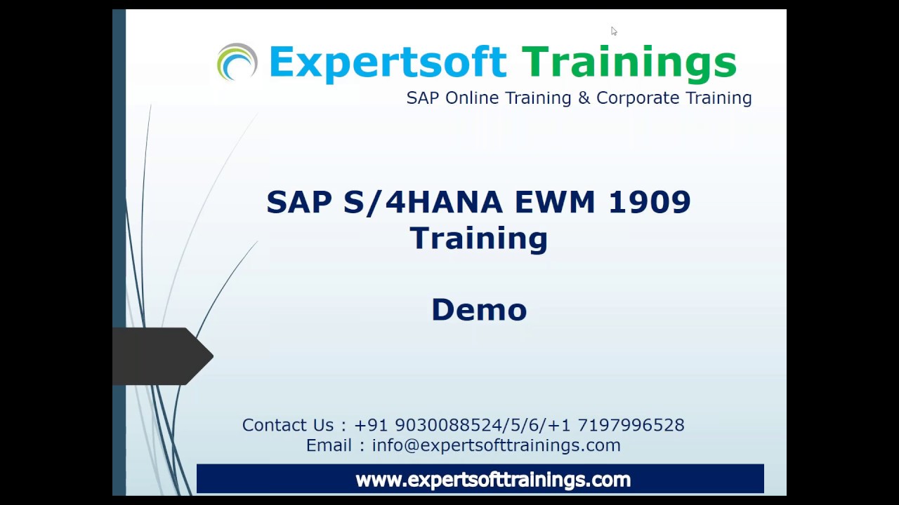 SAP S4HANA EWM