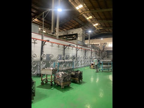 Chuyền sơn tĩnh điện nước