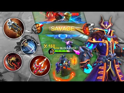 ROGER SAVAGE BUILD IN NEW SEASON | SAVAGE GAMEPLAY NEW SEASON 2021 | BEST BUILD ROGER IN NEW SEASON