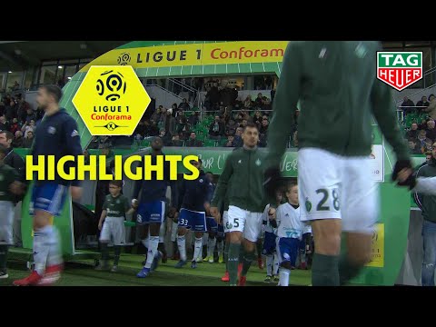 AS Saint-Etienne - RC Strasbourg Alsace ( 2-1 ) - Highlights - (ASSE - RCSA) / 2018-19