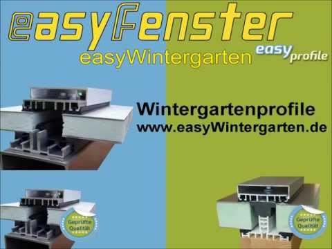 Wintergartenprofile für Glasdach oder Wintergarten verglasungen