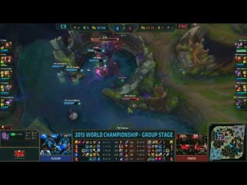 C9 vs FNC - Baron Throw And Ace | League of Legends World Championship 2015 | Cloud9 vs Fnatic