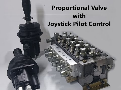 Hydraulic Directional Control Valve with Joystick Pilot Control