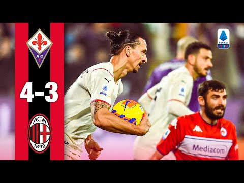 Second half fightback not enough | Fiorentina 4-3 AC Milan | Highlights Serie A