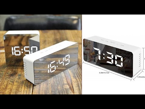 Mirror Finish Digital Clock