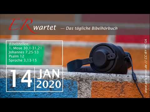 Bibellese 14.01.20: 1. Mose 30-31,21 // Johannes 7,25-53 // Psalm 12 // Sprüche 3,13-15