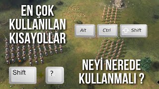 Age of Empires IV Eğitim #1 | Kısayol Tuşları Rehberi - Oyununu Geliştir! | AoE4