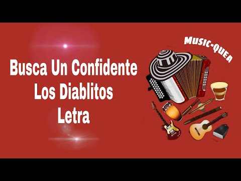 Busca Un Confidente - Los Diablitos - Video Letra 2022 - #vallenato #letra #viral #whatsapp