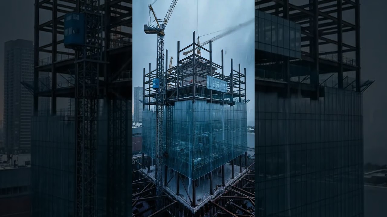 TimeFlow AI - Lahan kosong jadi gedung pencakar langit