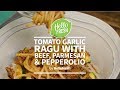 Hello Fresh Tomato Garlic Beef Spaghetti