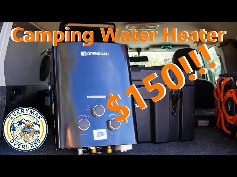 Openroad camping water heater and water tank Full Review