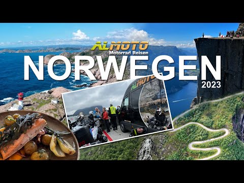 Norwegen Westküste Sommer 2023 mit dem Motorrad